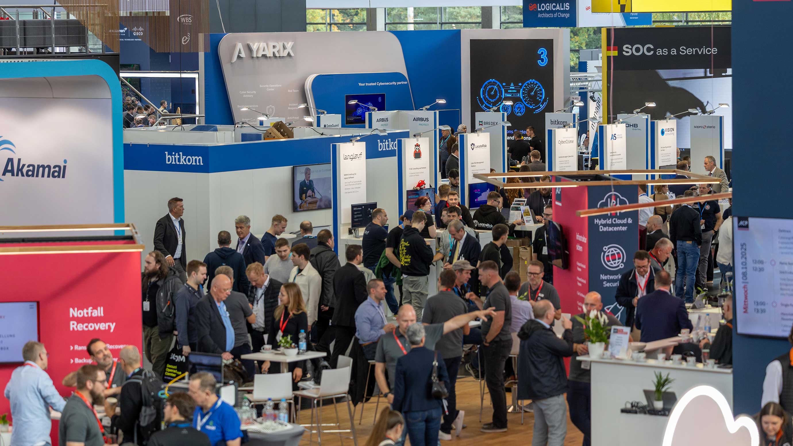 Volle Hallen auf der it-sa Expo 2025